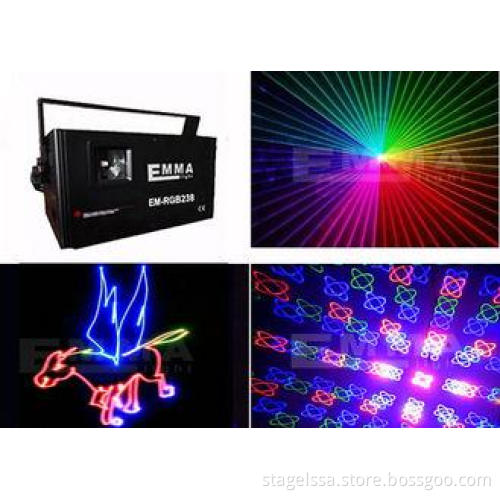 1.3W Full Color Pro Animation laser light For Roller skatin